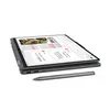 A laptop with a stylus in front of it, on a white background. Produktbild-Vorschau