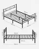 VASAGLE Bettgestell 140 x 190 cm, mit Kopfteil, Metallbett, Produktbild-Vorschau 9