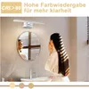 ZMH LED Spiegelleuchte Weiß 8W 40CM Wandlampe  IP44 Produktbild-Vorschau 4