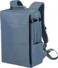 A blue backpack is shown from a side angle against a white background. Produktbild-Vorschau