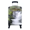 MuchoWow® Koffer Handgepäck Trolley Rollkoffer Kleine Produktbild-Vorschau 1