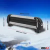 A ski/snowboard carrier is shown against a blurred background of snowy mountains and a blue sky. Podgląd zdjęcia produktu