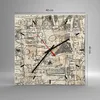 Wanduhr - Quadrat - Glasuhr - Graffiti Kritzeleien Zeichnen Produktbild-Vorschau 3