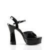 DOLLY-09 Damen Sandale von DemoniaCult, Schwarz Lack , EU Produktbild-Vorschau 8