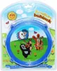 A toy drum with cartoon characters on it, packaged in clear plastic. Produktbild-Vorschau
