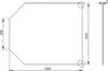 Funkenschutz Stahlbodenplatte Schwarz Sechseck 120 x 100 cm Produktbild-Vorschau 2