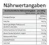 A nutritional information table. Produktbild-Vorschau