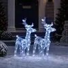 vidaXL Renifer LED 2 szt. Zimny biały 80 LED akryl Podgląd zdjęcia produktu 3