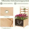 COSTWAY Květináč s mřížkou, květináč pro popínavé rostliny, Náhled obrázku produktu 5