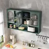 okwish Kuchynská skrinka Závesná skrinka zo skla so 4 Náhľad obrázku produktu 2