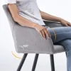 CLIPOP lot de 2 chaises de salle à manger tissu lin, avec Voir les images du produit 5
