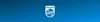 A blue background with the Philips logo centered. Produktbild-Vorschau