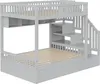 Patrová postel Flieks 140x200 cm s policí, hydraulická Náhled obrázku produktu 10