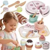 Tooky Toy Sweet Cake Dřevěná sada sladkostí v krabici Náhled obrázku produktu 1