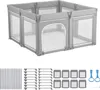 SucceBuy Baby Laufstall, 120 x 120 cm, Spielplatz mit Produktbild-Vorschau 1