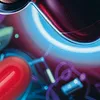 Gaming-Teppich mit lebendigen neon-farbigen Symbolen und Produktbild-Vorschau 3