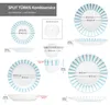 30dílný kombinovaný servis SPLIT TURQUOISE porcelán pro 6 Náhled obrázku produktu 5