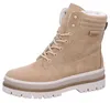 Zapatos de cordones para mujer Rieker, color beige, estilo Vista previa de la imagen del producto 17
