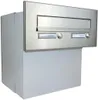 F-042 XXL Edelstahl Durchwurfbriefkasten mit 2 Produktbild-Vorschau 1
