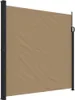 vidaXL Marquise latérale extensible Taupe 200x500 cm Voir les images du produit 1