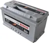 A Bosch car battery is shown from a slightly elevated angle against a white background. Produktbild-Vorschau