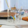 WD LIFESTYLE Tazza in vetro con farfalla Anteprima dell’immagine prodotto 5