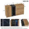 Merax Sideboard mit LED-Beleuchtung und App-Steuerung, Produktbild-Vorschau 6