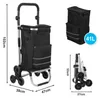 Faziango 3in1 Einkaufstrolley 51L bis 50 kg klappbar Produktbild-Vorschau 2