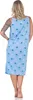 Damen Nachthemd Sleepshirt Nachtwäsche ohne Ärmel; Produktbild-Vorschau 4