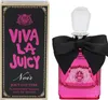 A box of Juicy Couture Viva La Juicy Noir perfume is shown next to the perfume bottle. Podgląd zdjęcia produktu