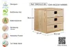 ASTIGARRAGA Dinamic, Holz, 3 Schublade(n), Holz, 16 mm, Produktbild-Vorschau 6