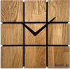 Product image Wanduhr modern Harmony Holz Eiche quadratisch Produktbild-Vorschau 1