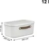 Rotho 2er-Set Aufbewahrungsbox 12 L Maloja - Kunststoffbox Produktbild-Vorschau 3