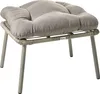 BELIANI Gartensessel Grau PE Rattan mit Hocker Auflagen Produktbild-Vorschau 8