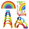Baby-Regenbogen-Stapelturm 7-tlg Produktbild-Vorschau 1