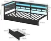 KIMENICH Polsterbett Schlafsofa mit LED-Beleuchtung, Produktbild-Vorschau 2