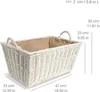 Creative Home Kaminholzkorb Weide Holzkorb für Kaminholz Produktbild-Vorschau 2