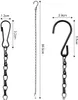 Blumenampel Ketten, 6er Pack Hängeketten Kette Metall Produktbild-Vorschau 2