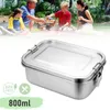 Jayseuw 800ml Brotdose ohne Plastik BPA frei brotdose Produktbild-Vorschau 1