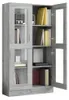 vidaXL Vitrína Grey Sonoma 82,5x30,5x150 cm Drevo Materiál Náhľad obrázku produktu 7