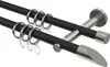 Interdeco Gardinenstange / Vorhangstange Schwarz / Produktbild-Vorschau 1