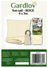 GARDLOV 23144 Sonnensegel 4x3 m beige Produktbild-Vorschau 11