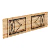 Ensemble brasserie table et bancs de jardin en bois 220 cm Voir les images du produit 4