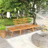 Ławka Ogrodowa, 2-W-1, 190 Cm, Lite Drewno Akacjowe Podgląd zdjęcia produktu 9