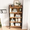 Étagère sur pied élégante au style industriel, en bois Voir les images du produit 8