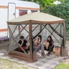 350 x 350 cm Pop-Up Screen House Zelt, 6-seitiges Produktbild-Vorschau 2