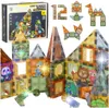 3D konštrukčné magnetické bloky svietiaci zvierací park 90 Náhľad obrázku produktu 1