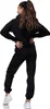 Tazzio Damen Jogginganzug F200 Schwarz L Produktbild-Vorschau 4