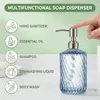 450ml Glazen Zeepdispenser met RVS Pomp Productafbeelding-voorbeeld 3