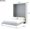 Schrankbett 140 x 200 Vertikal CP-01 Grau LENART CONCEPT Produktbild-Vorschau 3